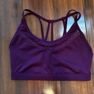 Purple Victoria’s Secret sports bra